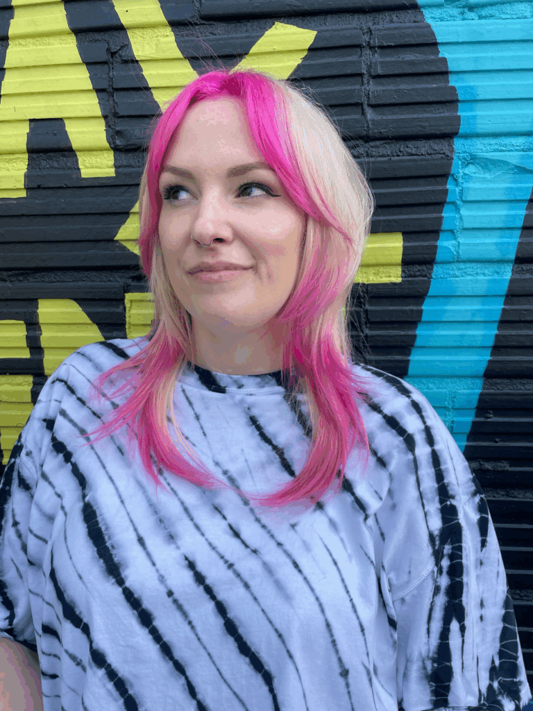 Blonde austin hairstylist