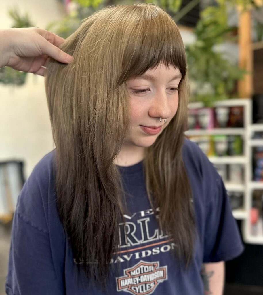 Fox hair tips alternative hair Austin TX