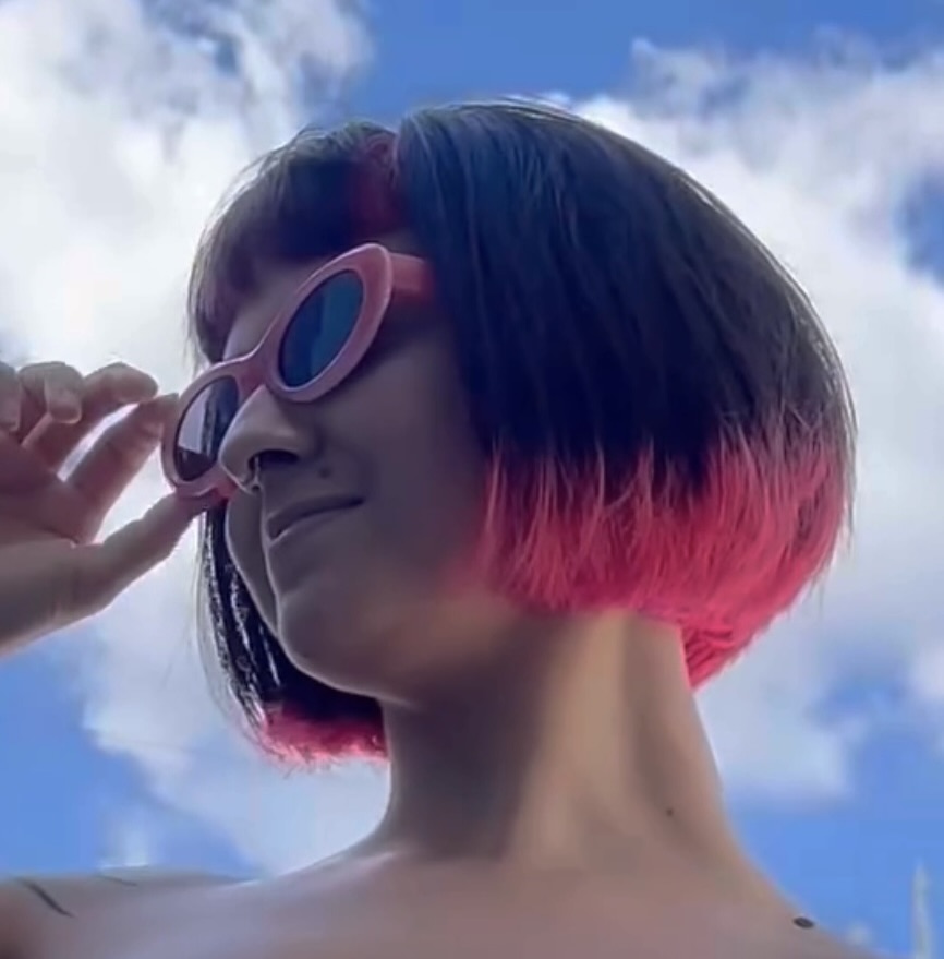 bob haircut vivid color austin TX